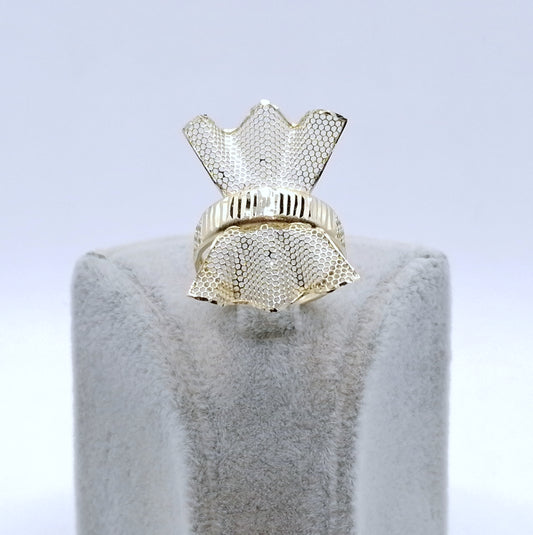 Ring Gold 585er prunkvoller Schleifenring Gr. 60