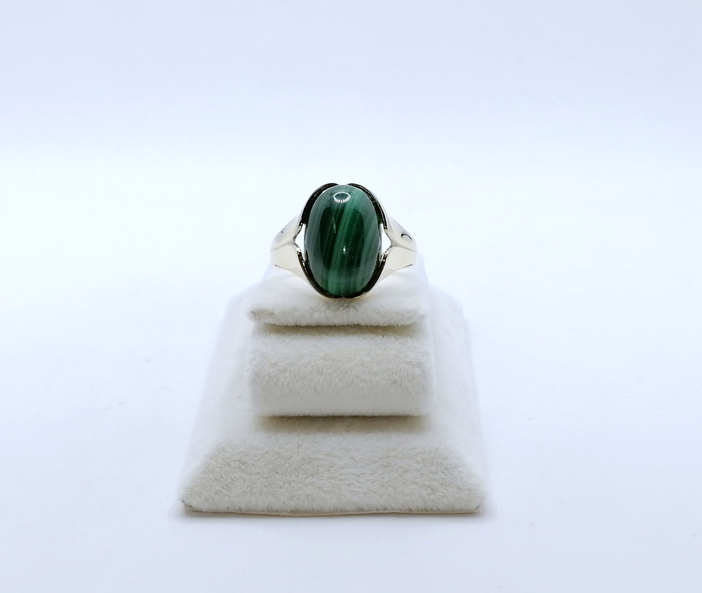 Ring Gold 333er mit Malachit