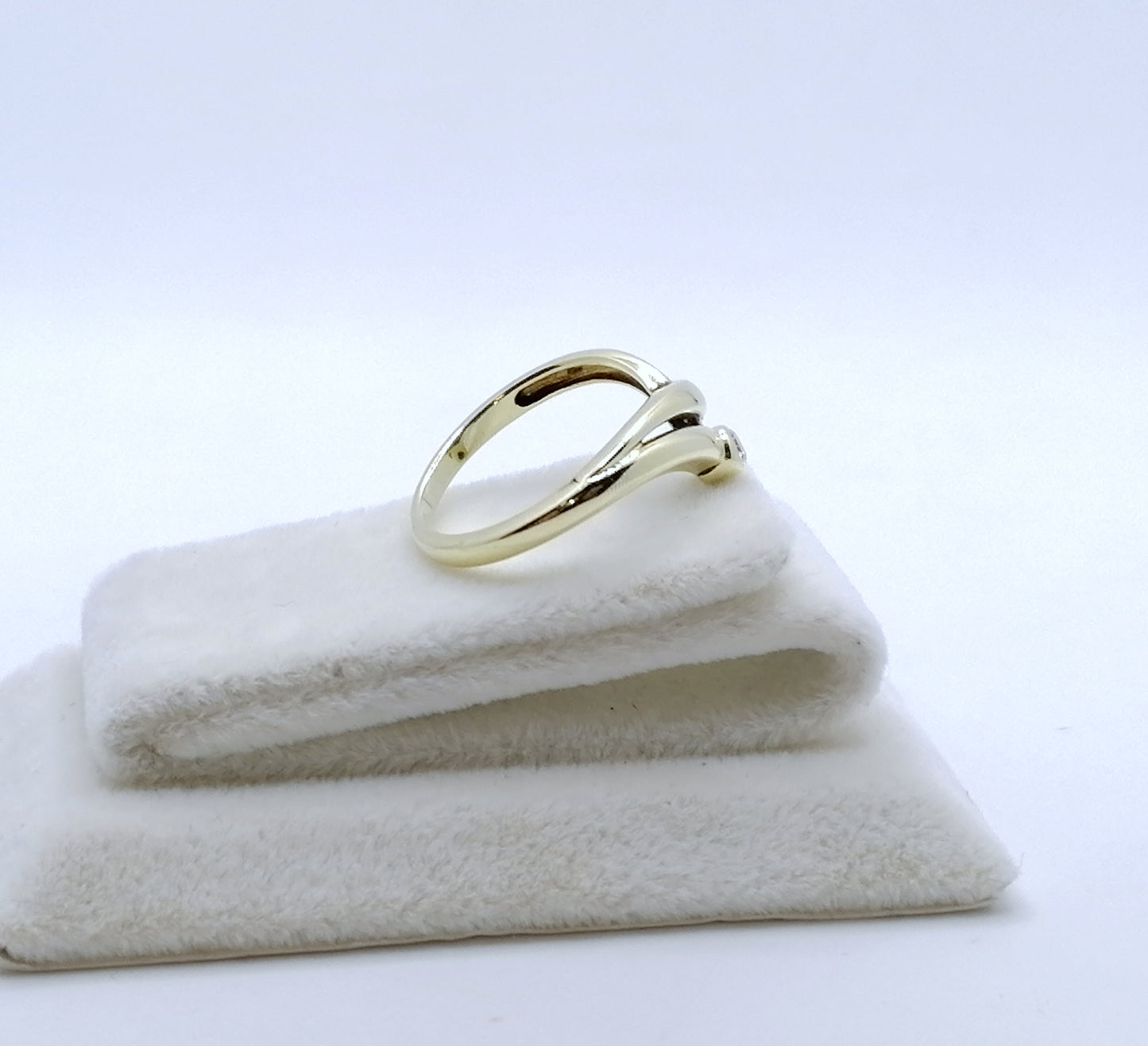 Ring Gold 585er Solitär Brillant Gr. 53
