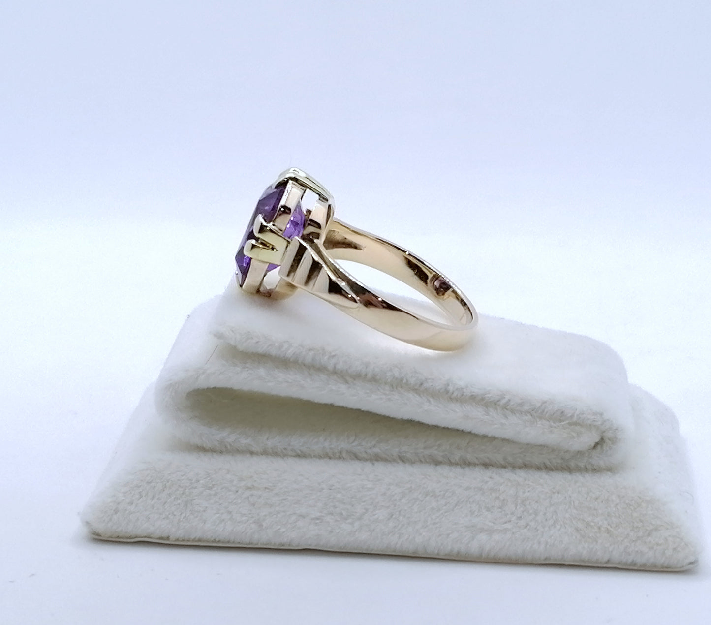 Ring Gold 585er mit Amethyst Gr. 60