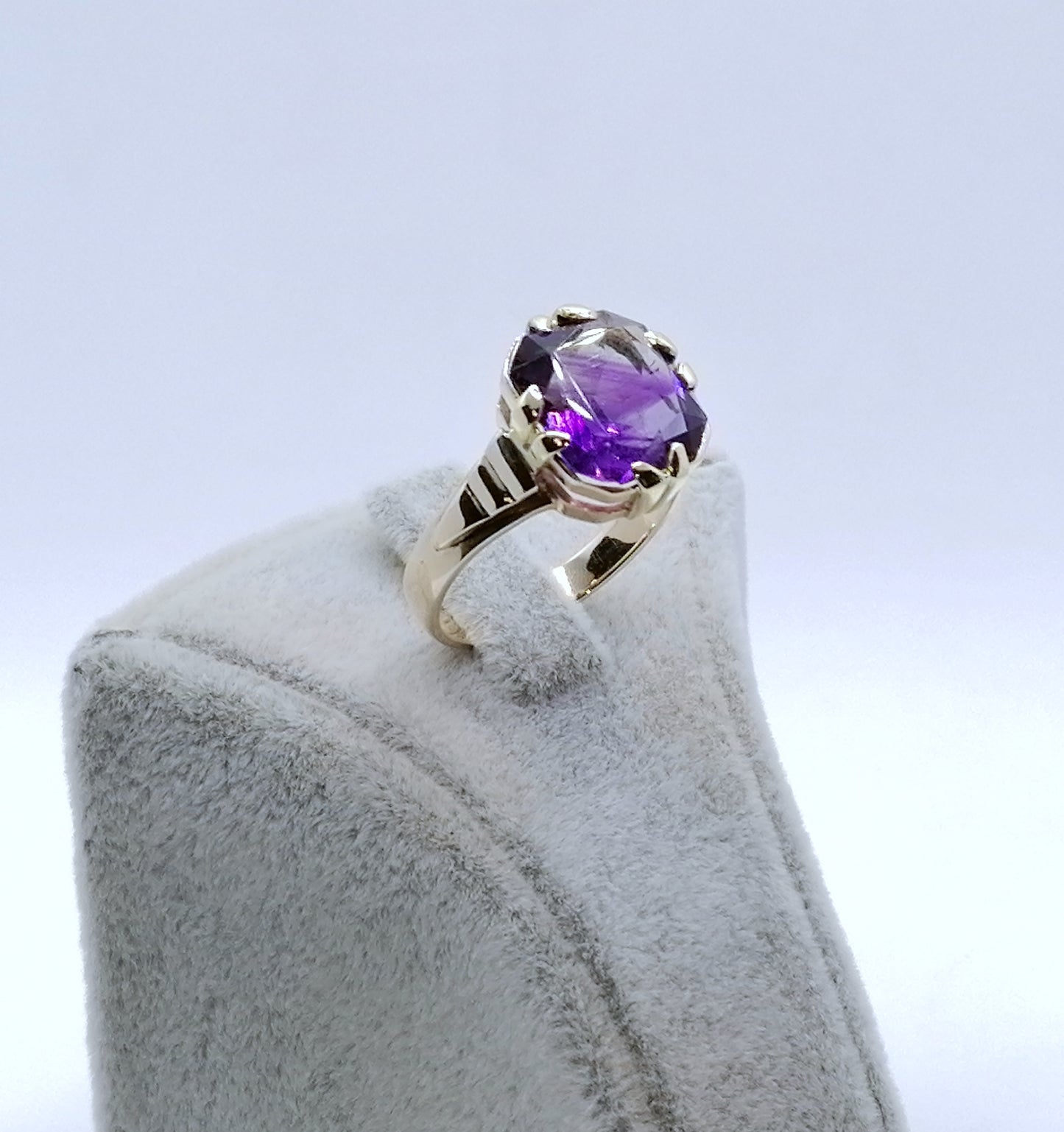 Ring Gold 585er mit Amethyst Gr. 60