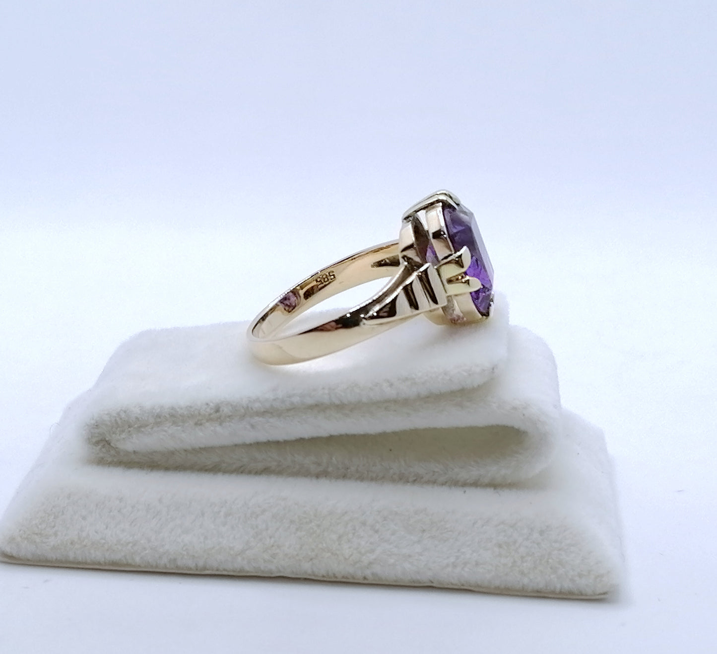 Ring Gold 585er mit Amethyst Gr. 60
