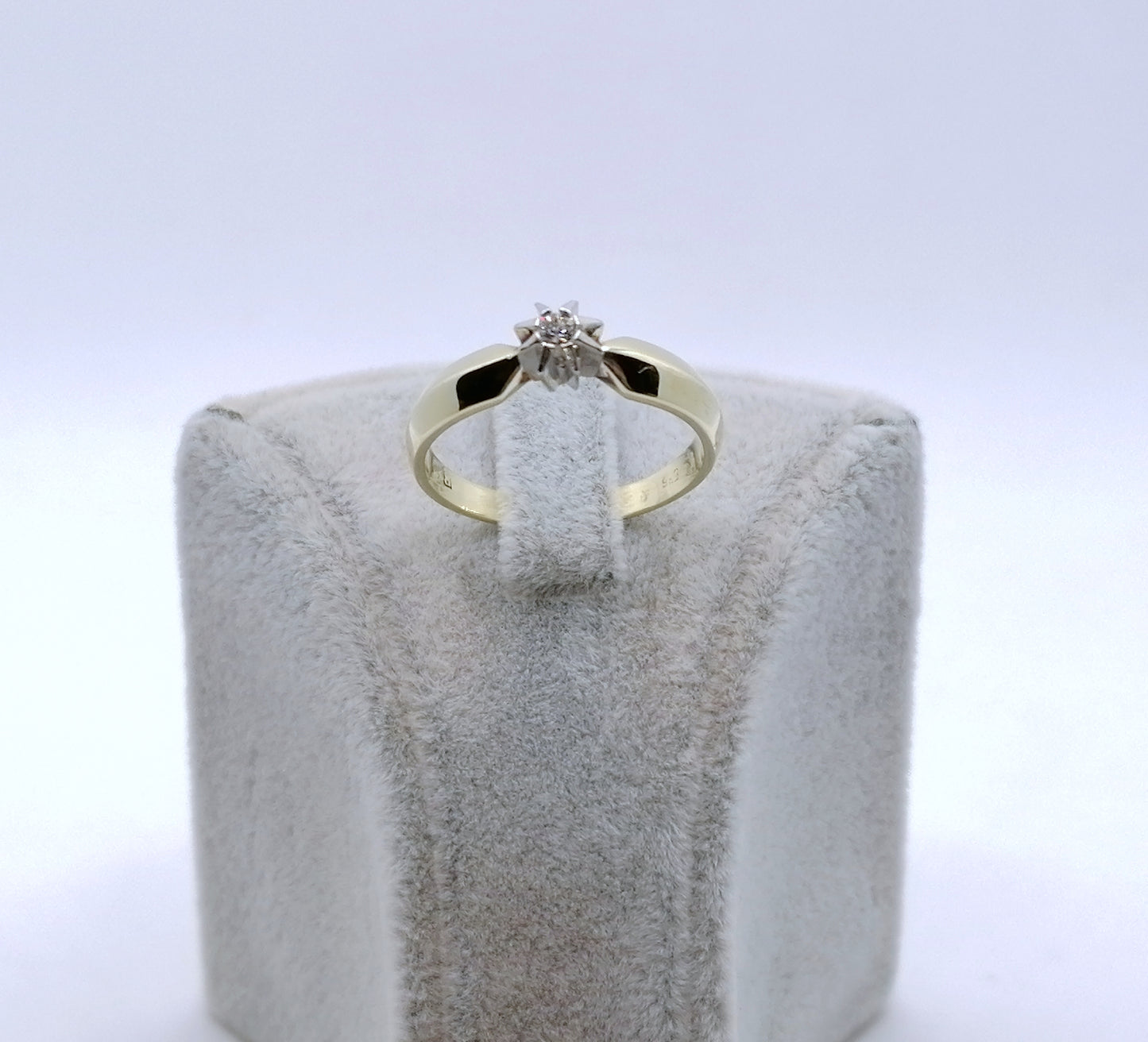 Ring Gold 585er Solitär Brillant