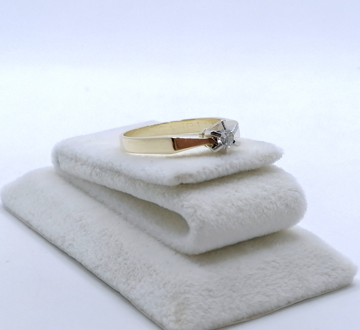 Ring Gold 585er Solitär Brillant