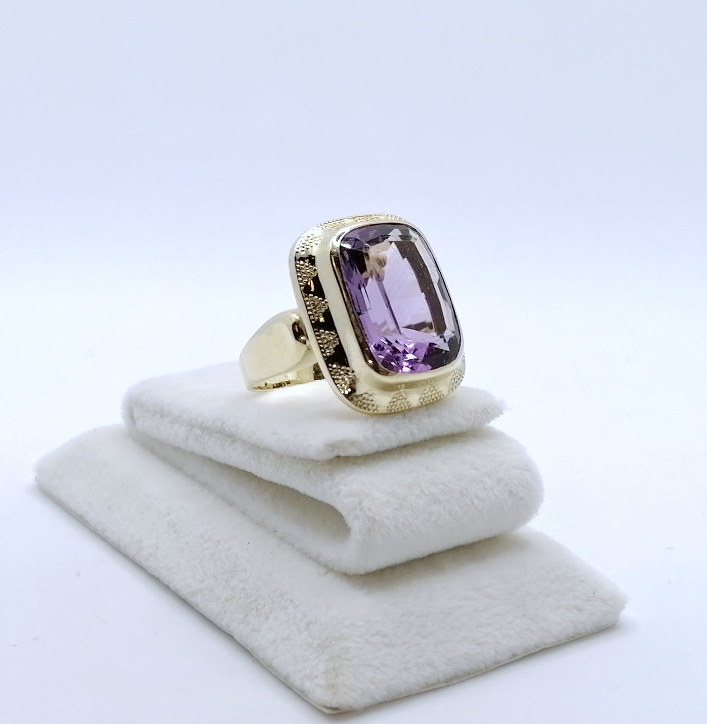 Ring Gold 333er mit Amethyst Gr. 57