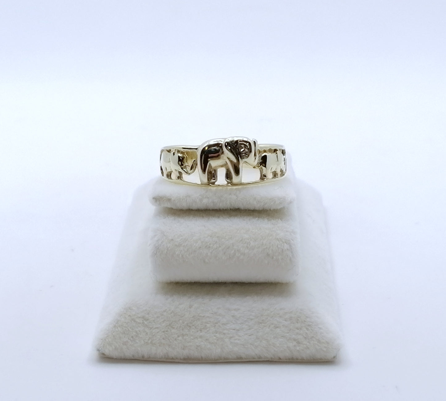 Elephanten Ring Gold 333er Gr. 59