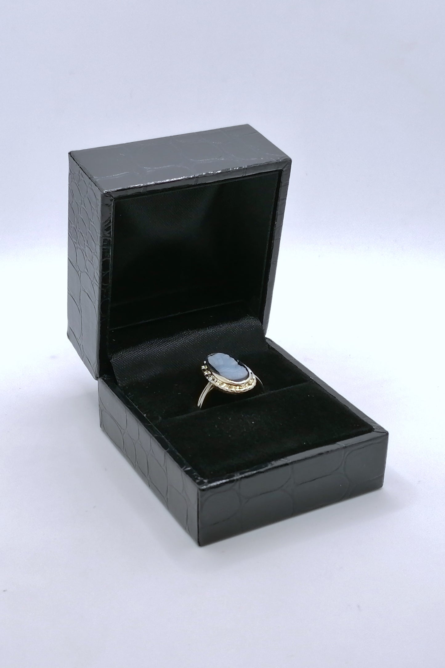 Vintage Ring 585er Gold Gemme Gr. 50