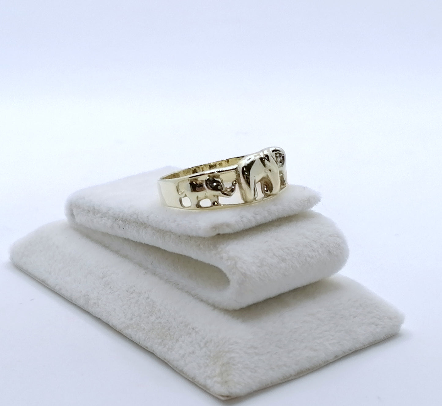 Elephanten Ring Gold 333er Gr. 59