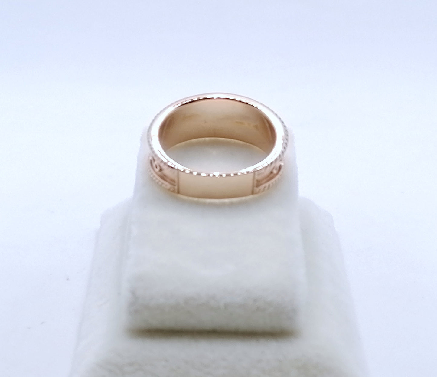 Gold Bandring 375er Rotgold Gr. 50
