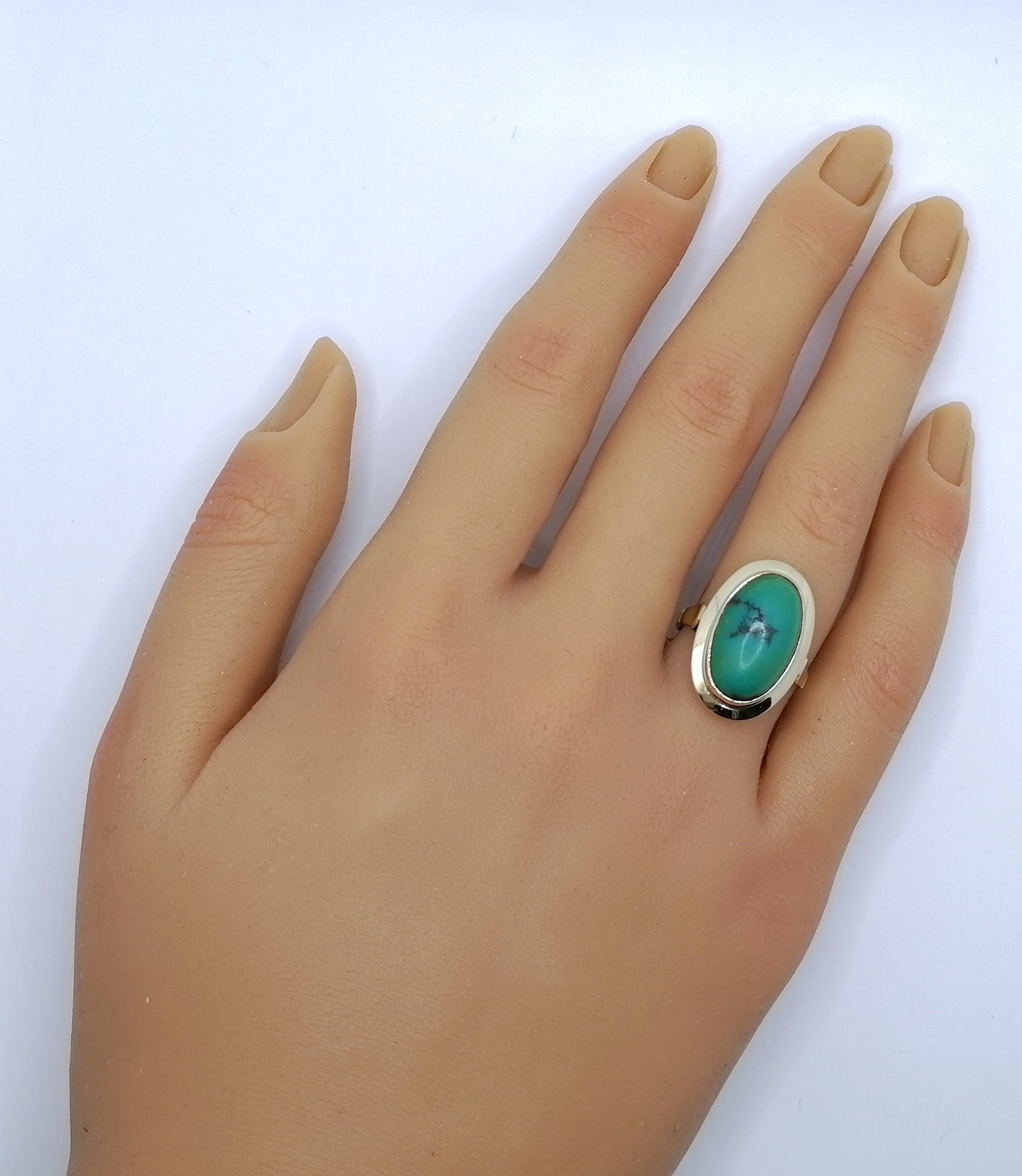 Vintage Ring Gold 333er mit Türkisstein