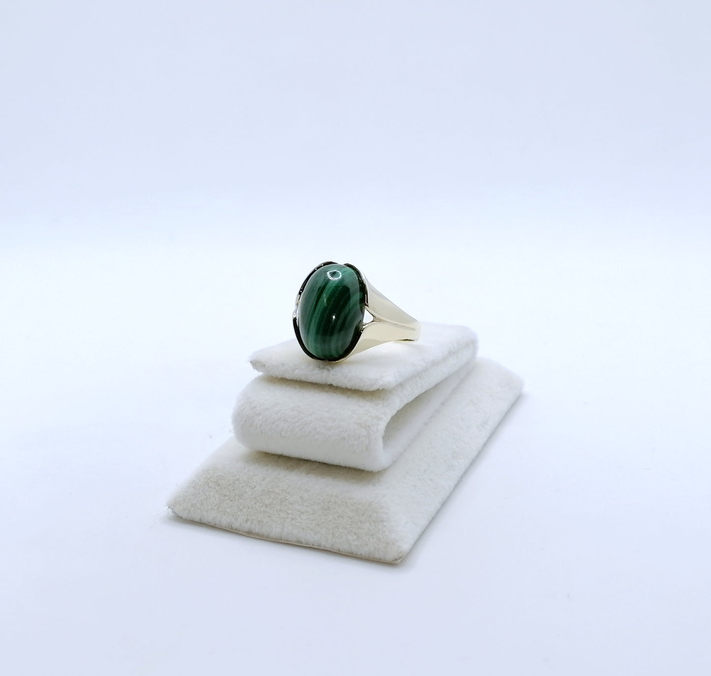 Ring Gold 333er mit Malachit