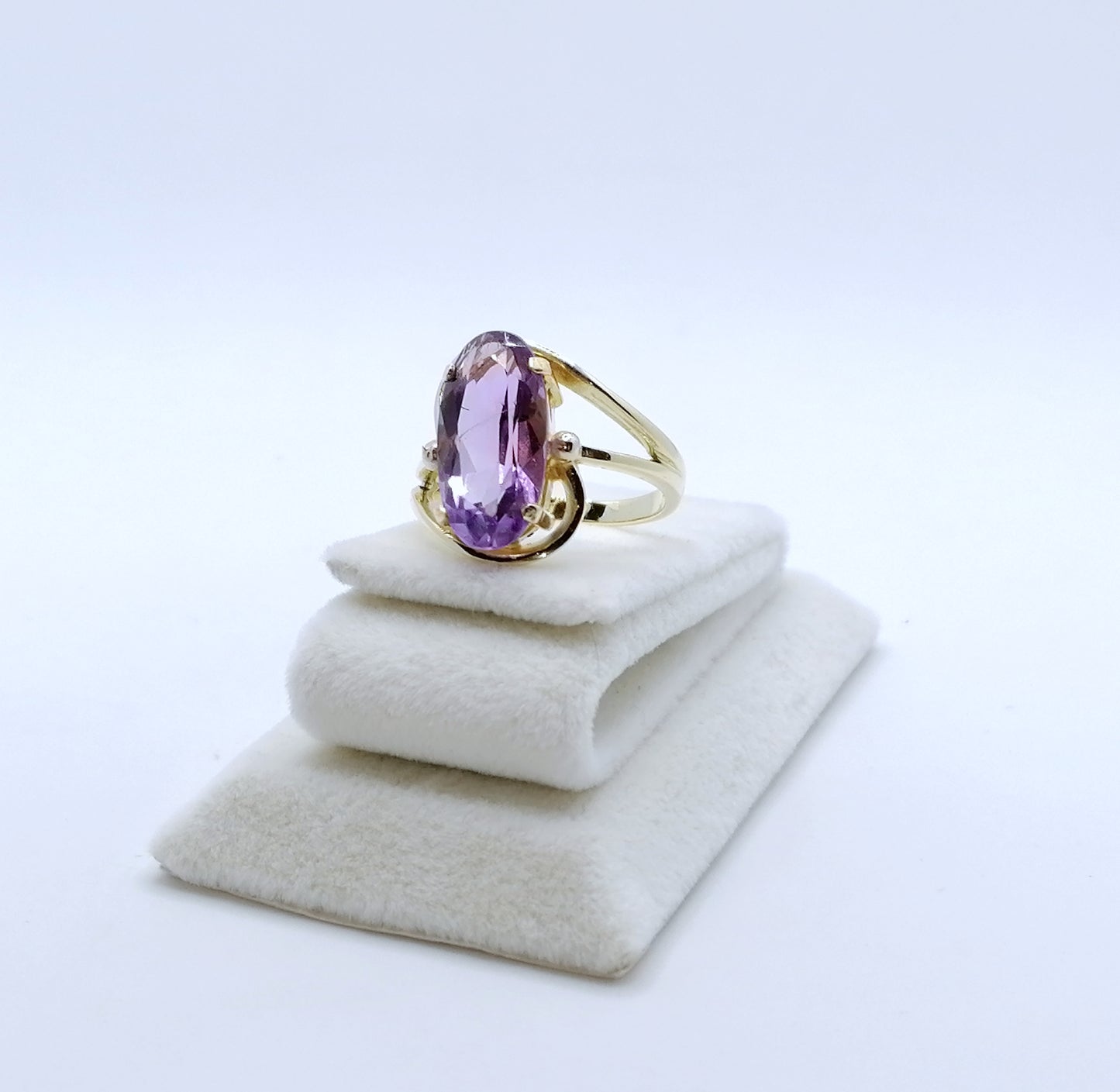 Ring Gold 585er mit Amethyst Gr. 53