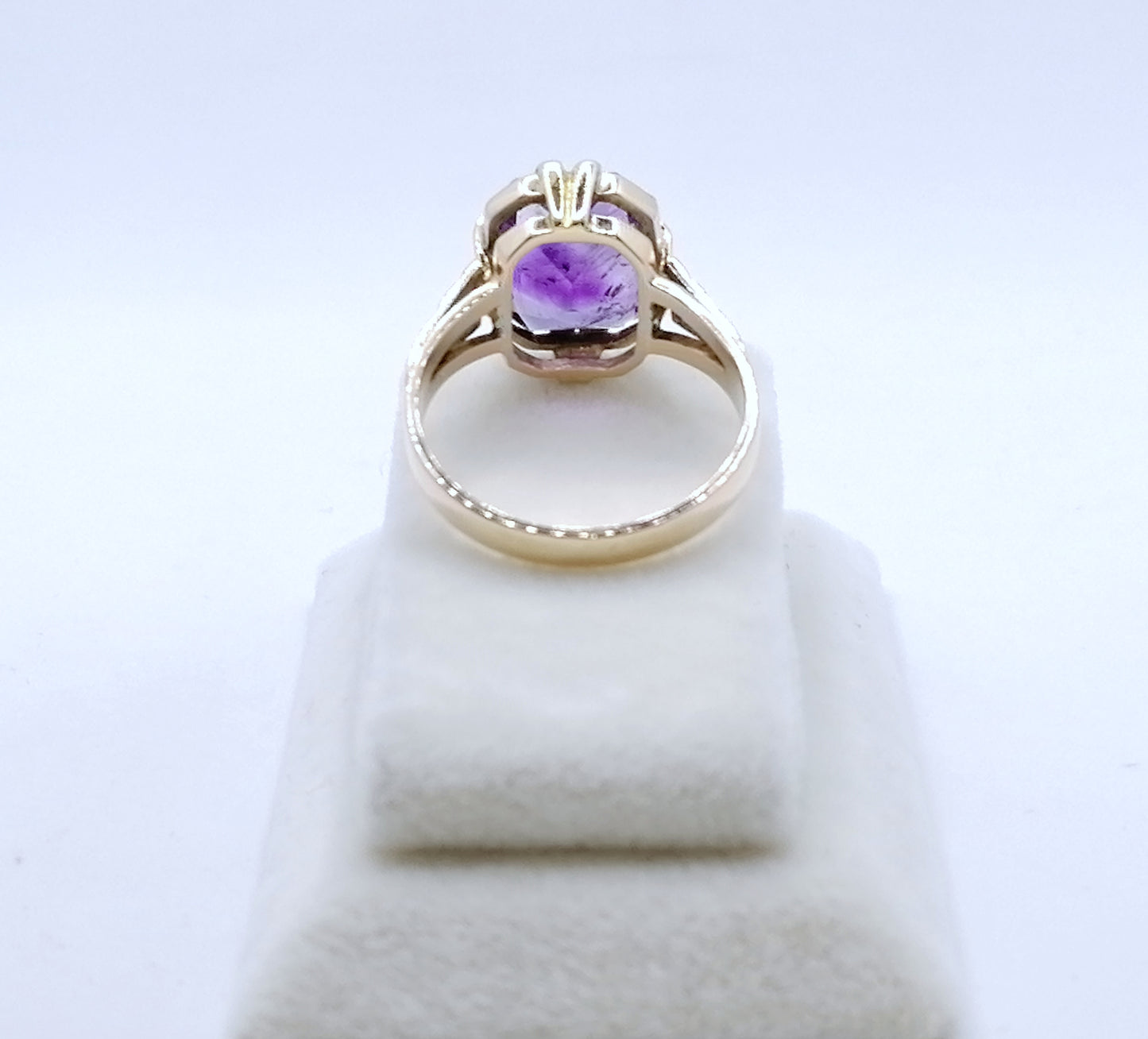 Ring Gold 585er mit Amethyst Gr. 60