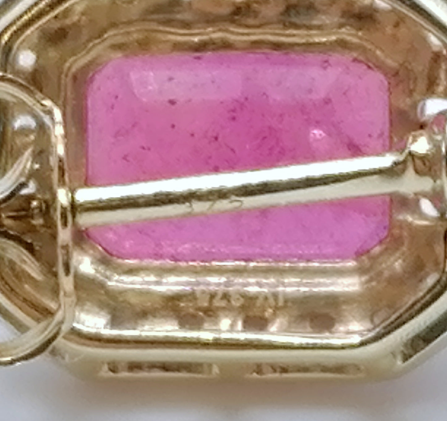 Ohrringe Gold 375er mit Spinell und Zirkonen