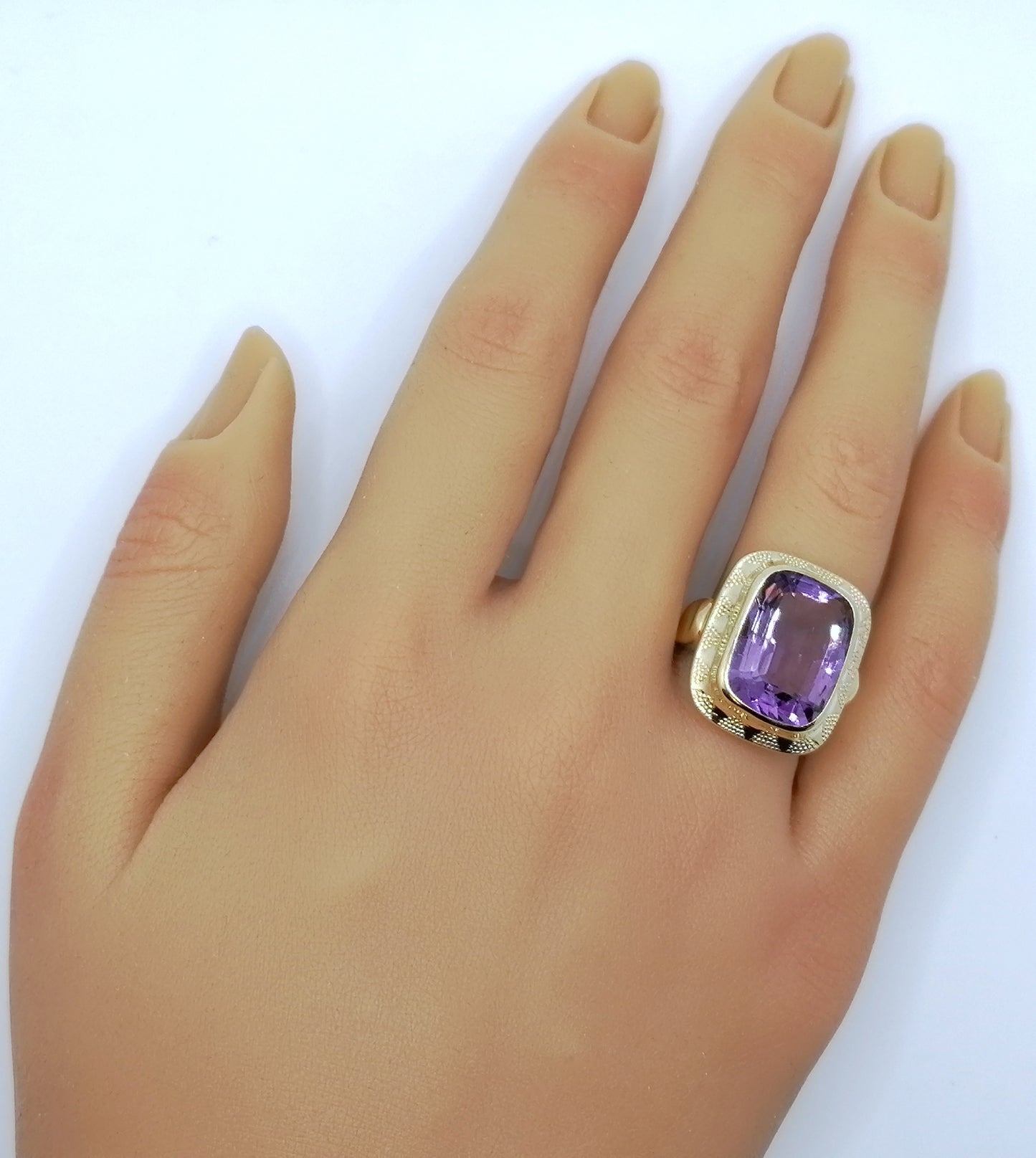 Ring Gold 333er mit Amethyst Gr. 57