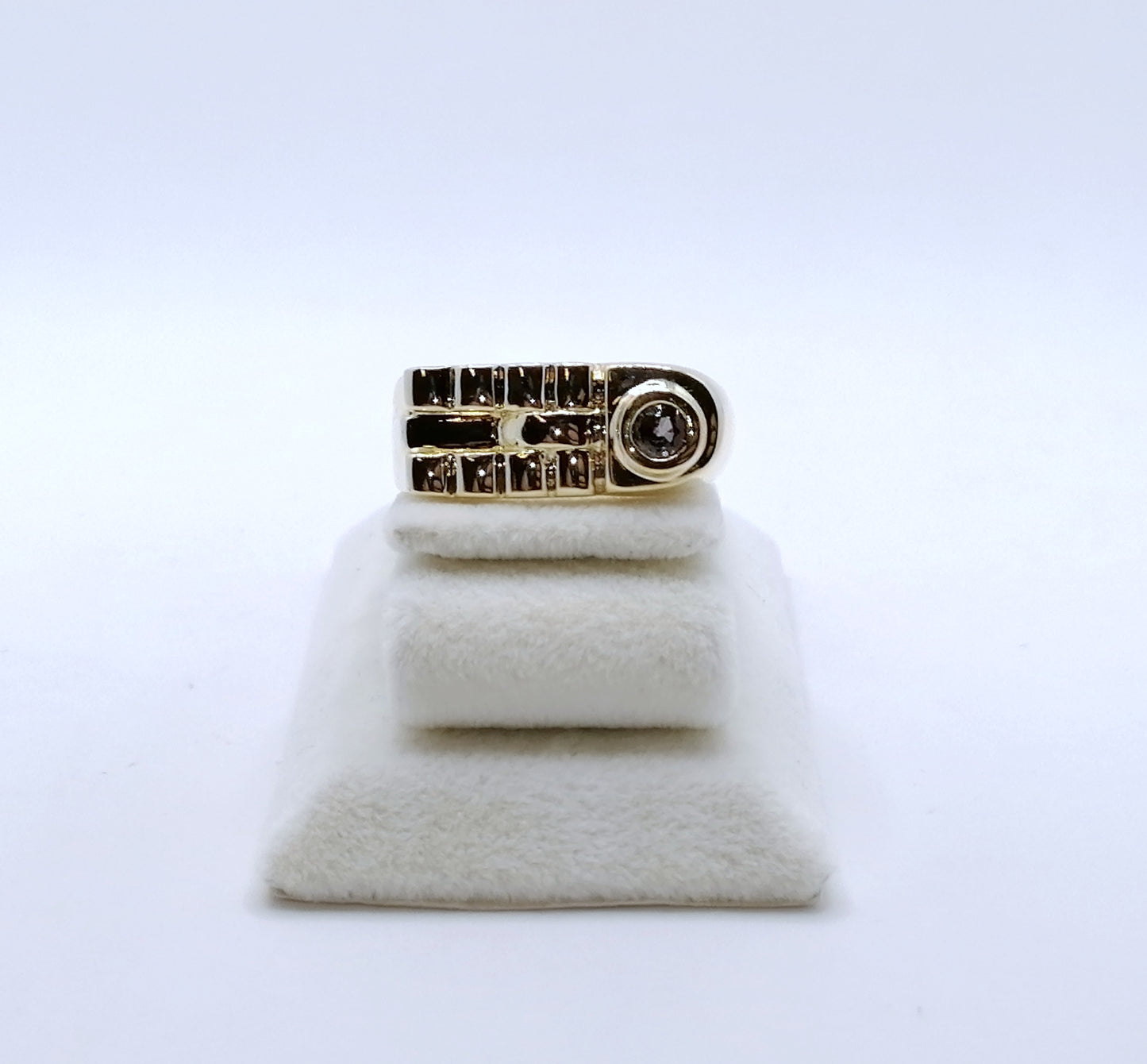 Ring Gold 375er Siegelring mit Topas Gr. 63