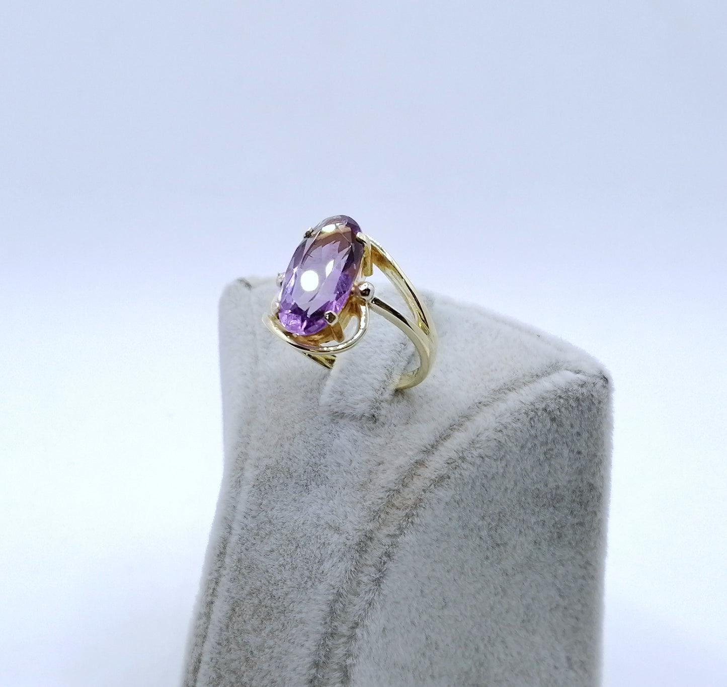 Ring Gold 585er mit Amethyst Gr. 53