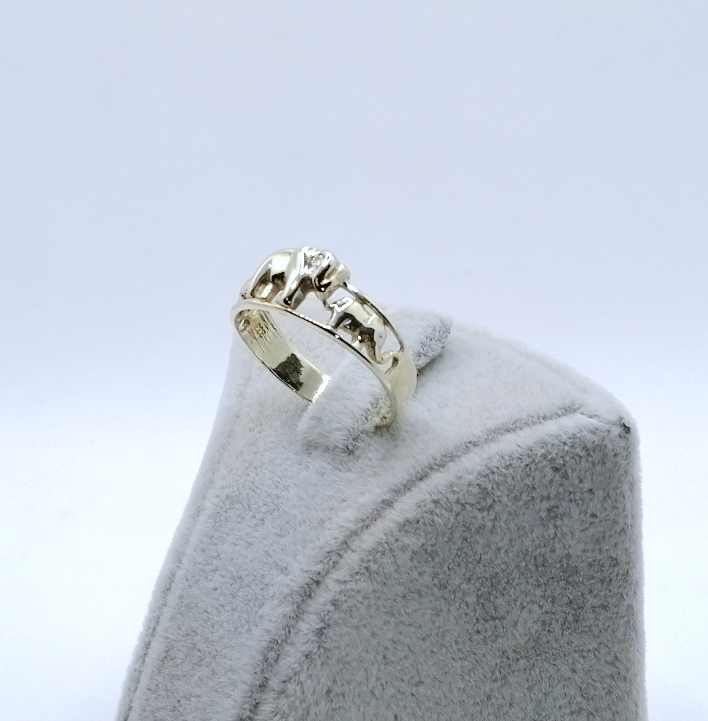 Elephanten Ring Gold 333er Gr. 59