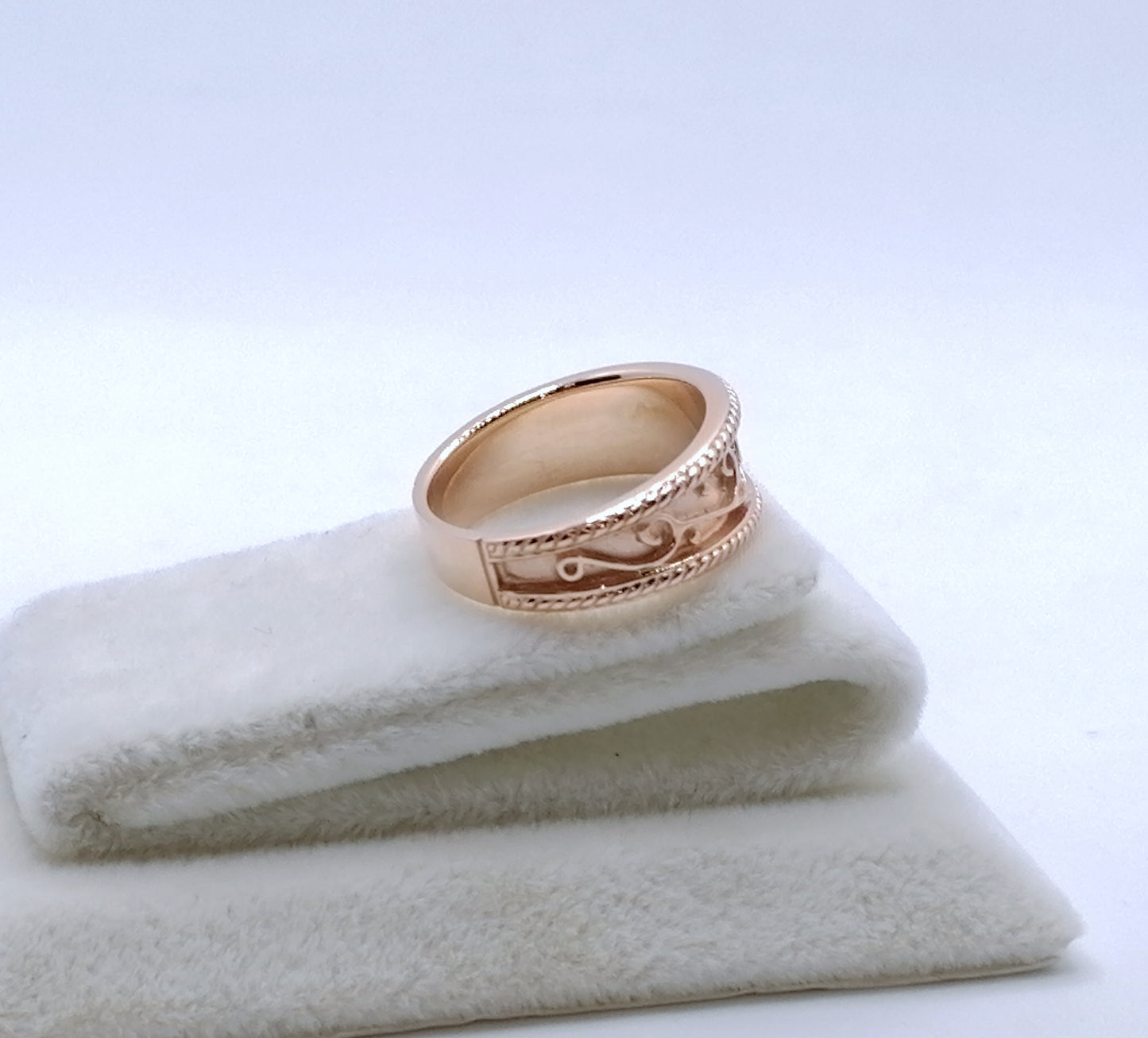 Gold Bandring 375er Rotgold Gr. 50