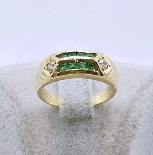 Ring Gold 750er mit Zirkonia Vintage
