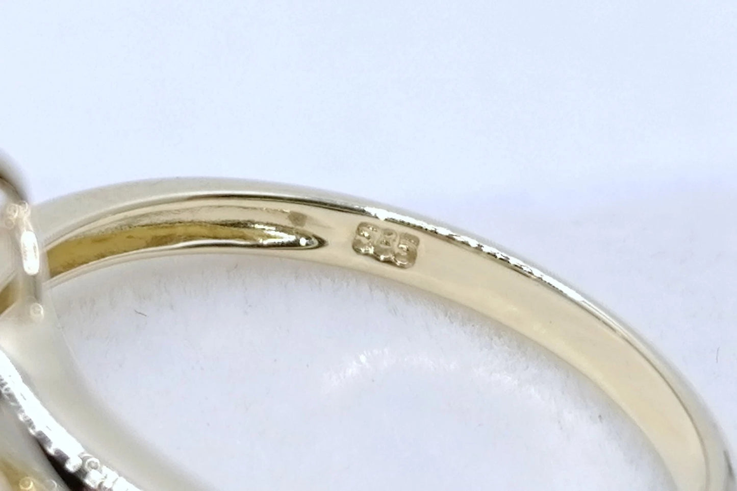Ring Gold 585er mit Zirkonia Damenring Gr. 57
