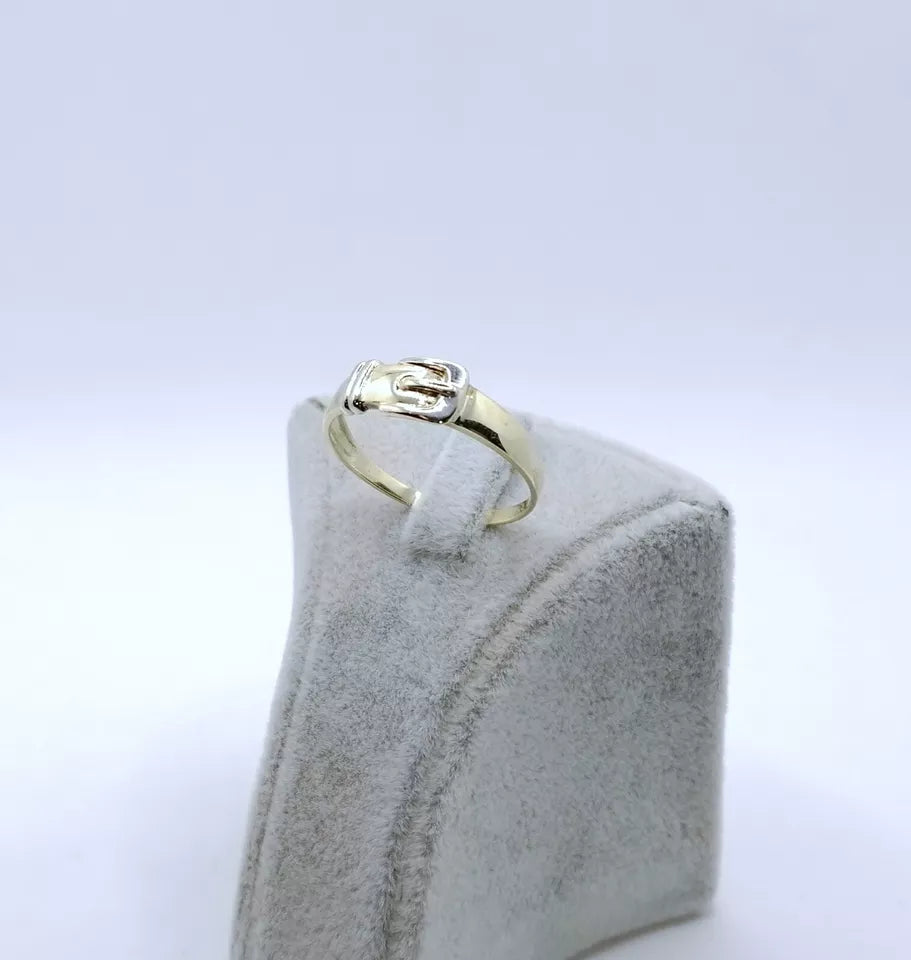 Ring Gold 333er Bandring Gürtelschnalle Gr. 69