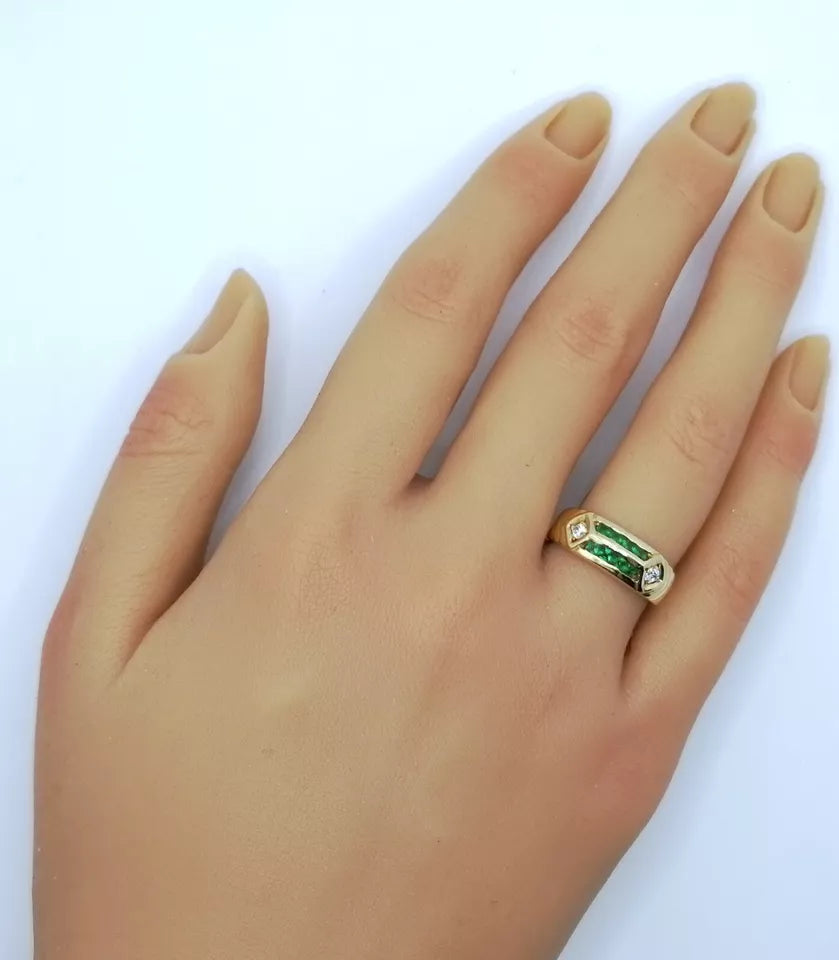 Ring Gold 750er mit Zirkonia Vintage