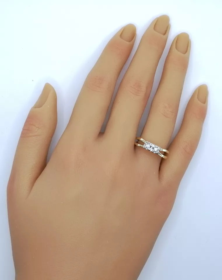 Ring Gold 585er mit Brillanten Gr. 57