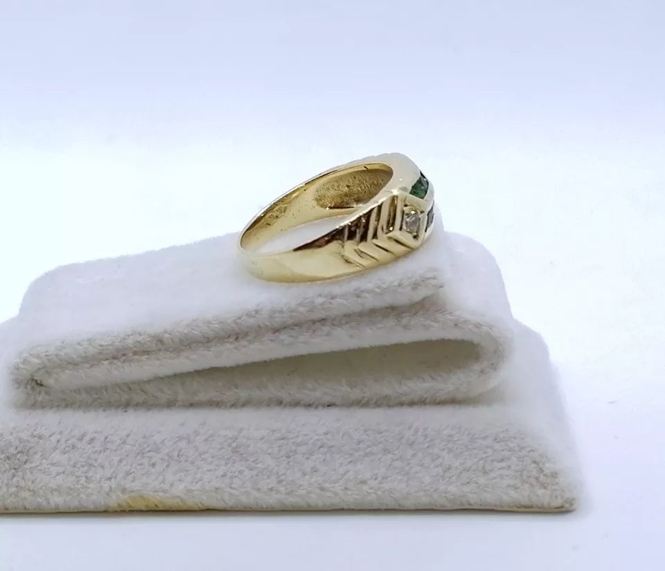 Ring Gold 750er mit Zirkonia Vintage