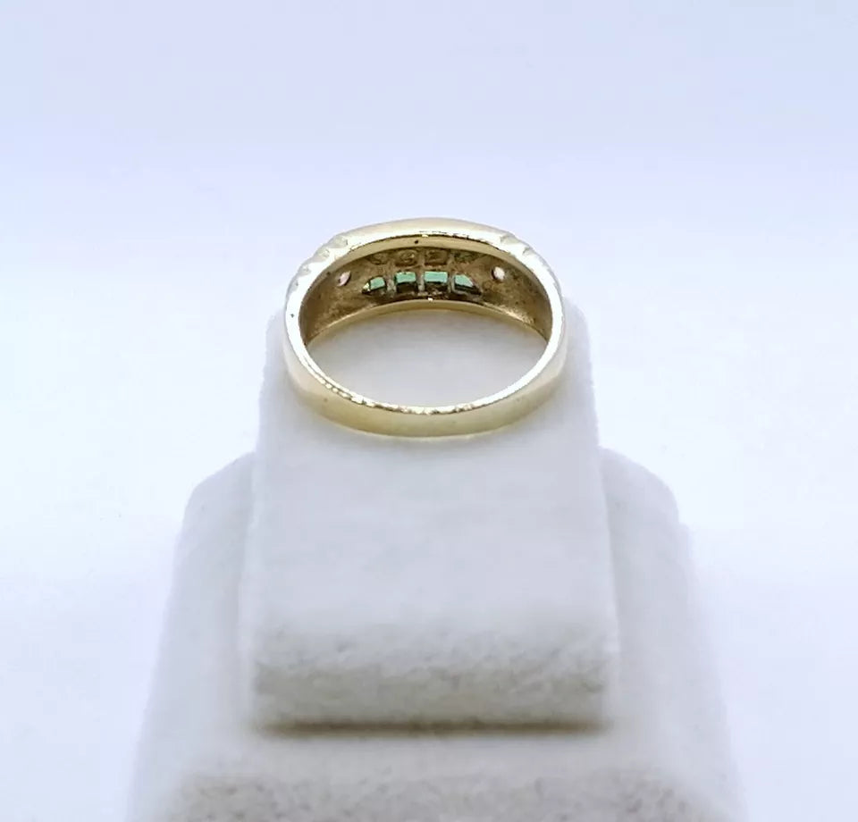 Ring Gold 750er mit Zirkonia Vintage