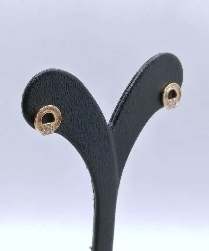 Ohrringe Gold 583er UdSSR Sowjet Ohrstecker