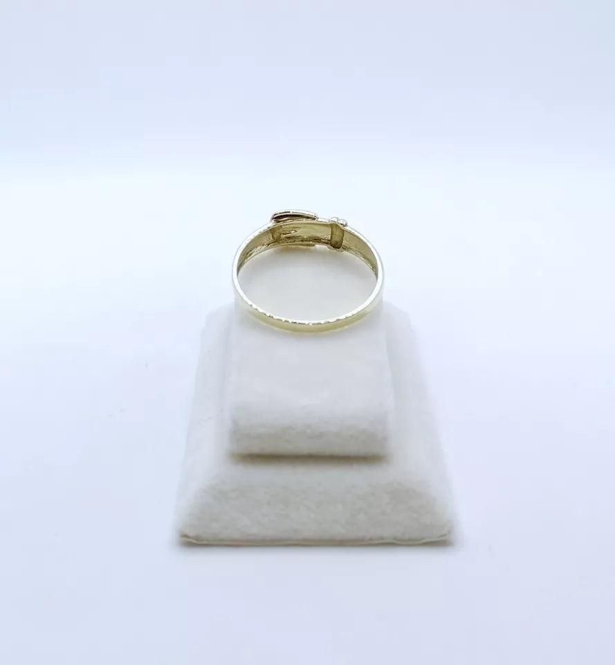 Ring Gold 333er Bandring Gürtelschnalle Gr. 69