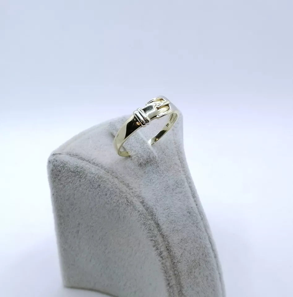 Ring Gold 333er Bandring Gürtelschnalle Gr. 69