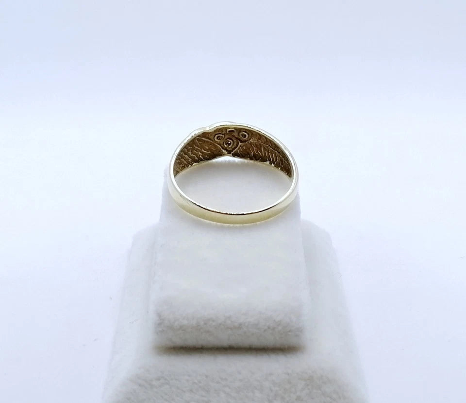 Ring Gold 585er mit Diamantsplitter Gr. 61