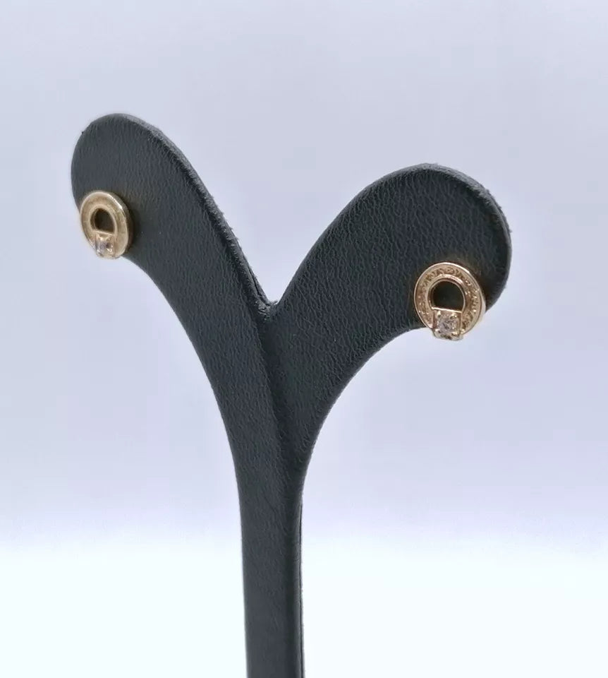 Ohrringe Gold 583er UdSSR Sowjet Ohrstecker