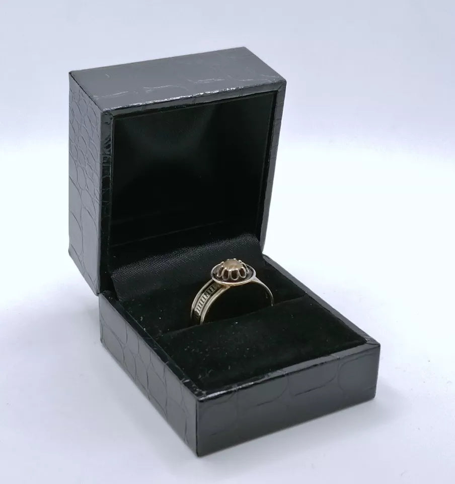 Ring Gold 585er mit unbekanntem Stein Solitärring Gr. 59